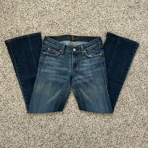 7 For All Mankind 27 bootcut denim jeans